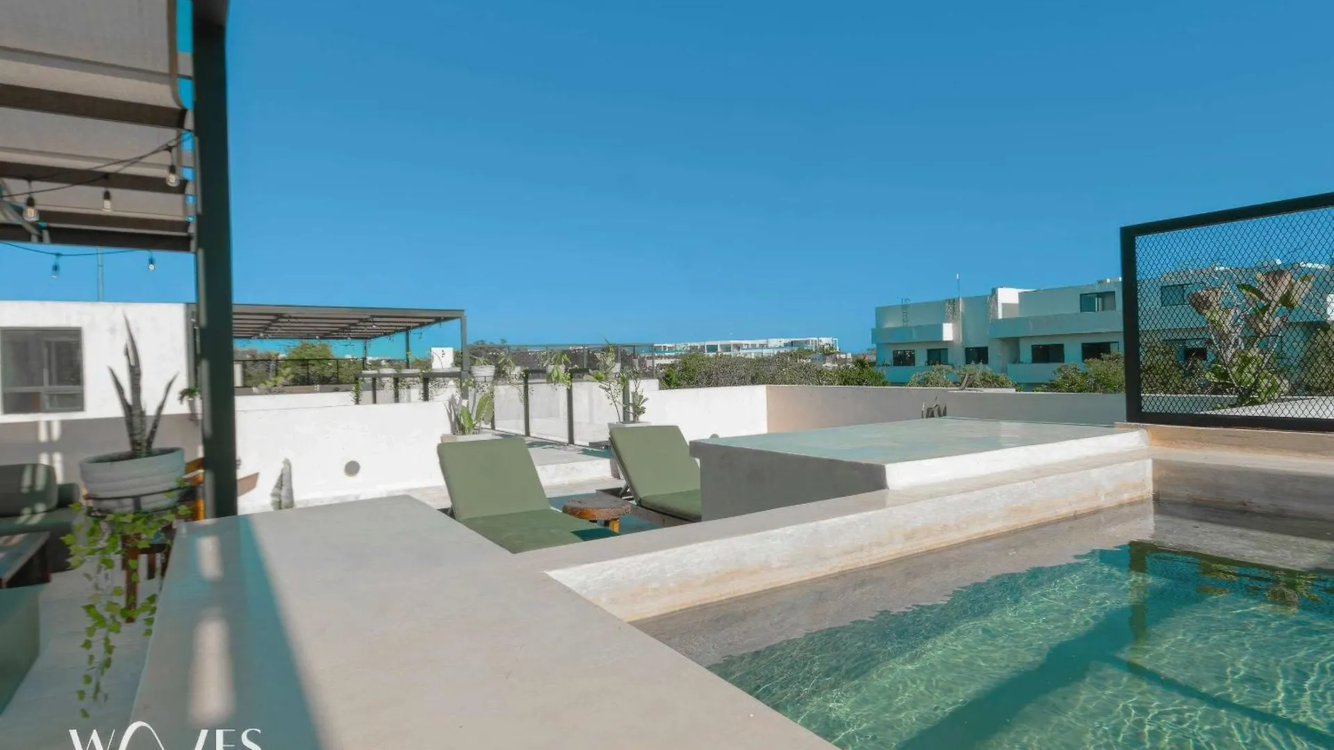 Spacious Modern 3Br Apartment In Gated Community With Pool View At Chaan Ha By Waves Tulum