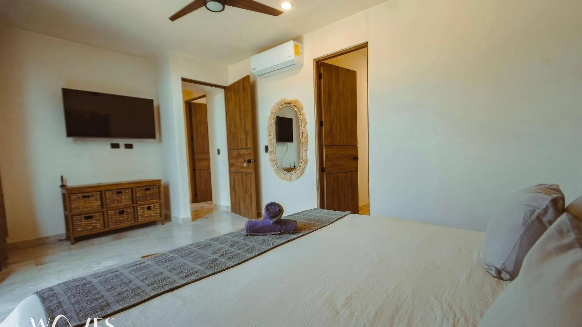 Spacious Modern 3Br Apartment In Gated Community With Pool View At Chaan Ha By Waves Tulum 0*,  Mexico