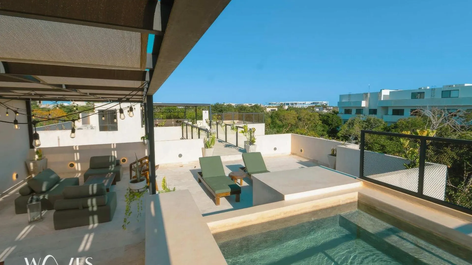 Spacious Modern 3Br Apartment In Gated Community With Pool View At Chaan Ha By Waves Tulum