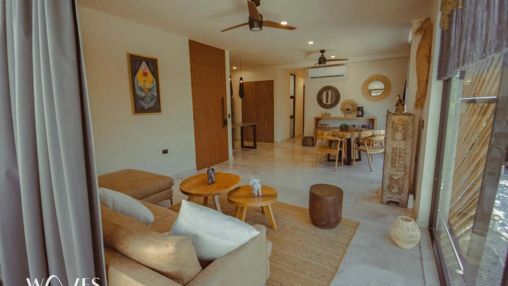 Spacious Modern 3Br Apartment In Gated Community With Pool View At Chaan Ha By Waves Tulum