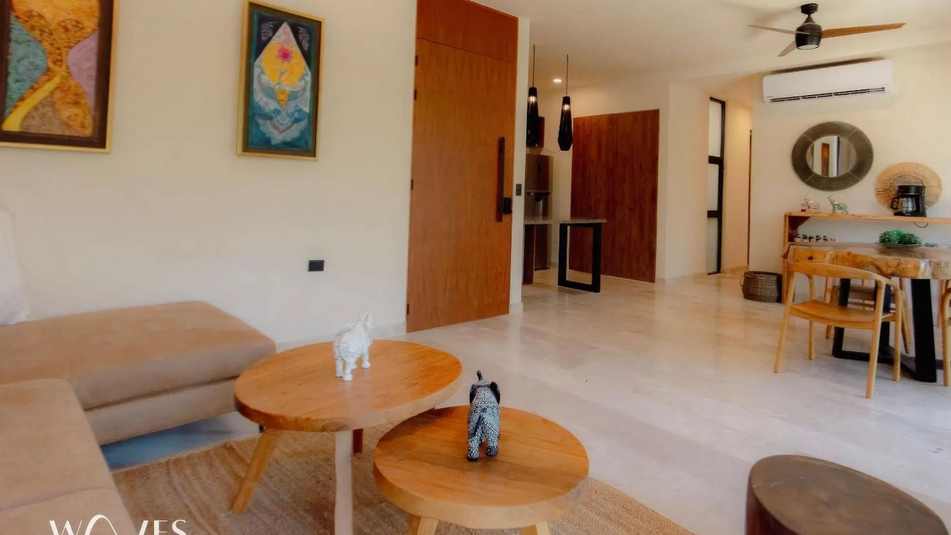 Spacious Modern 3Br Apartment In Gated Community With Pool View At Chaan Ha By Waves Tulum